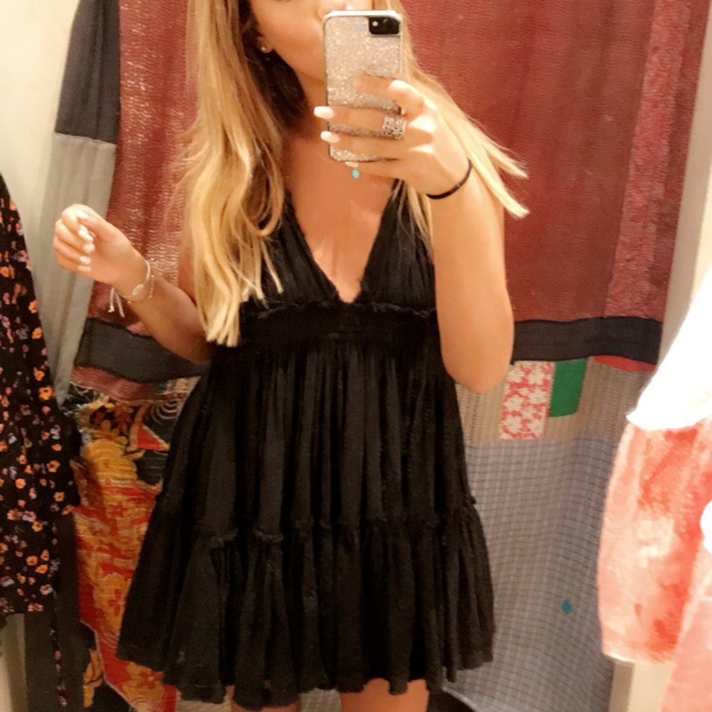 Free people halter tutu dress